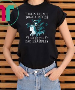 Halloween unicorn uncles are not totally useless we can be used as bad examples shirt