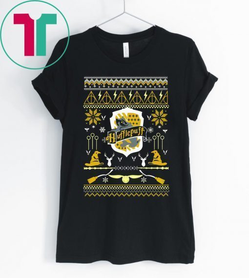 Harry Potter Hufflepuff Ugly Christmas T-Shirt