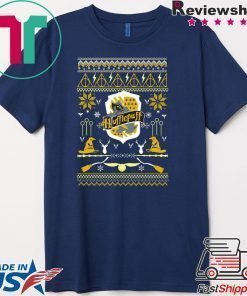 Harry Potter Hufflepuff Ugly Christmas Tee Shirt