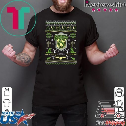 Harry Potter Slytherin Ugly Christmas T-Shirt