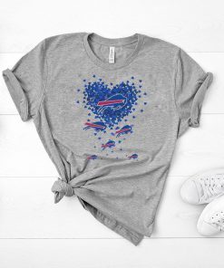 Heart butterfly love buffalo bills shirt
