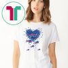Heart butterfly love buffalo bills shirt