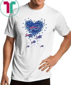 Heart butterfly love buffalo bills shirt
