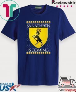 House Baratheon Game of thrones Christmas Santa Is Coming T-Shirt
