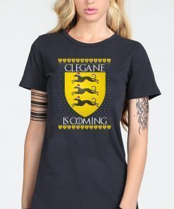 House Clegane Game of thrones Christmas Santa Is Coming T-Shirt