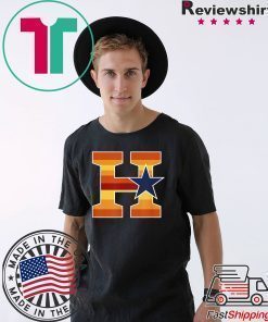 Houston Baseball H Vintage H-Town Crush City Texas Gift T-Shirt