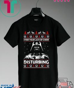 I find your lack of cheer disturbing Christmas T-Shirt