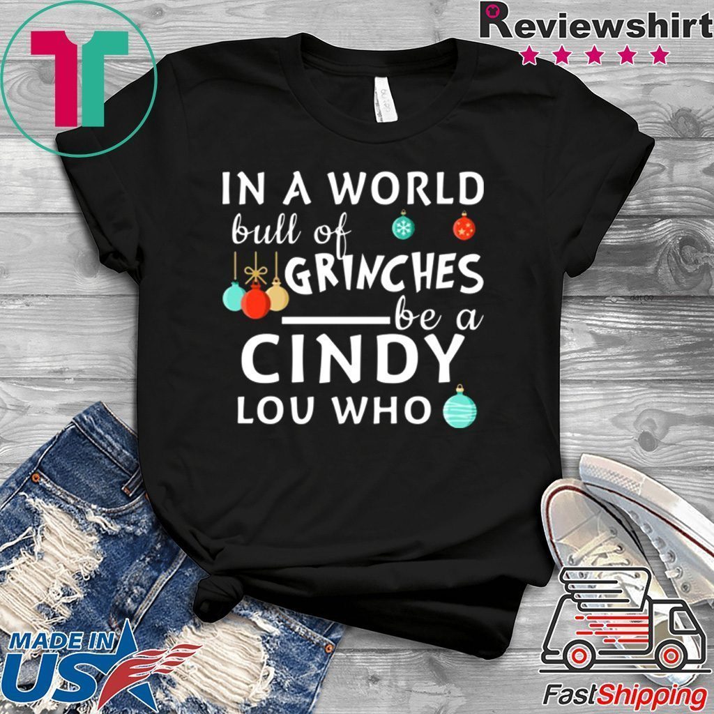 cindy lou who t shirt