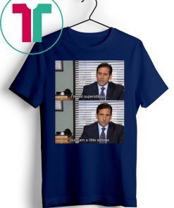 I’m not superstitious but I am a LITTLE stitious Michael Scott T-Shirts