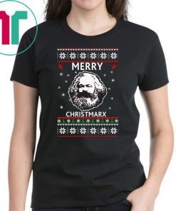 Karl Marx Merry ChristMarx ugly T-Shirt