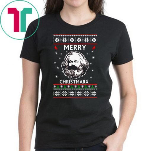 Karl Marx Merry ChristMarx ugly T-Shirt