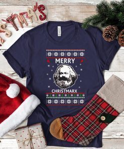 Karl Marx Merry ChristMarx ugly T-Shirt