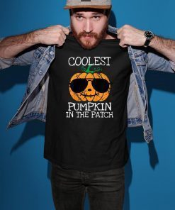 Kids Coolest Pumpkin In The Patch Halloween Costume Boys Gift T-Shirt