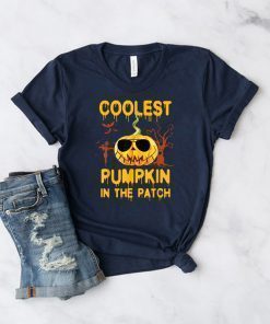 Kids Coolest Pumpkin In The Patch Halloween Costume Shirt T-Shirt
