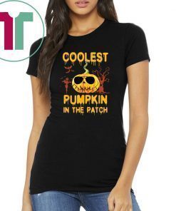 Kids Coolest Pumpkin In The Patch Halloween Costume Shirt T-Shirt