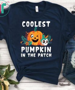 Kids Coolest Pumpkin In The Patch Halloween T-Shirt