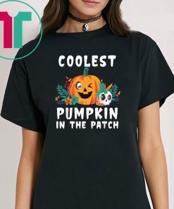 Kids Coolest Pumpkin In The Patch Halloween T-Shirt