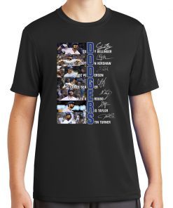 La Dodgers Baseball Members Signatures Shirt