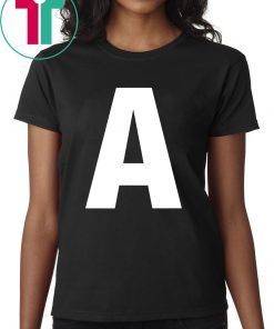 Letter A Chipmunk Halloween Christmas Shirt