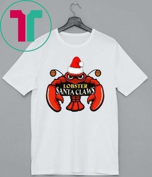 Lobster Santa Claws Christmas Shirt