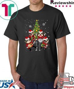MERRY CHRISTMAS THE SLOTHS BAND PLAY GUITAR T-Shirt