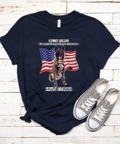 MWD Conan Delta Force Special Operations Command US Flag Unisex T-Shirt