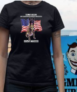 MWD Conan Delta Force Special Operations Command US Flag Unisex T-Shirt