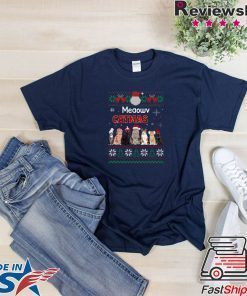 Meaowv Catmas Cat Ugly Christmas T-Shirt