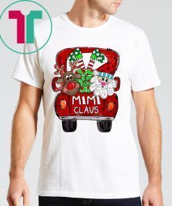 Merry Christmas Red Car And Gift Mimi Claus Shirt