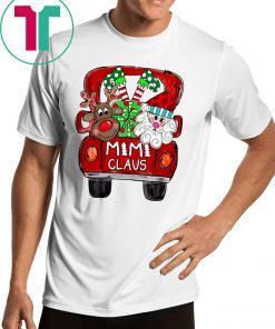 Merry Christmas Red Car And Gift Mimi Claus Shirt