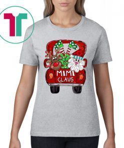 Merry Christmas Red Car And Gift Mimi Claus Shirt