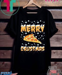 Merry Crustmas Pizza Christmas Shirt
