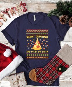 Merry Crustmas and Pizza on earth T-Shirt