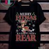 Merry Fitmas And Happy New Rear Reindeer Fitness Shirt