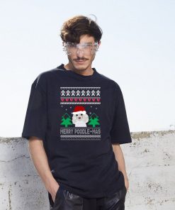 Merry Poodle Mas Christmas T-Shirt