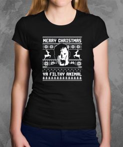 Merry christmas ya filthy animal home alone Tee Shirt