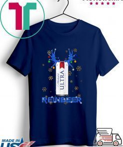 Michelob Ultra Superior Light Beer Reinbeer Christmas T-Shirt