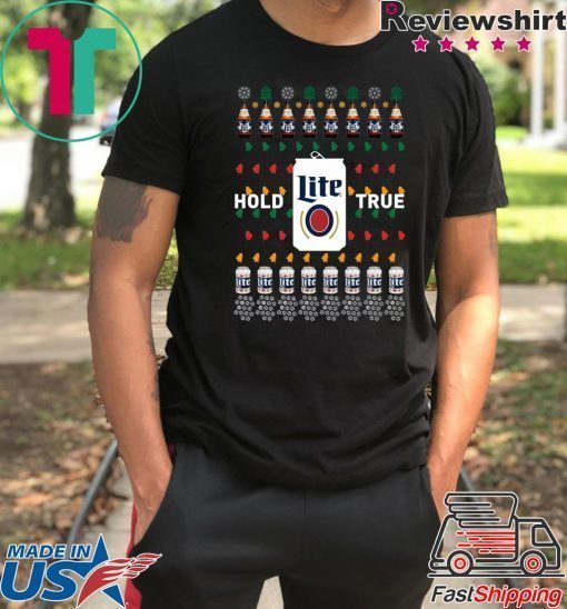 Miller Lite Beer Funny Ugly Christmas T-Shirt