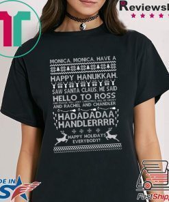 Monica Monica Have A Happy Hanukkah Harry Potter Ugly Christmas Shirt