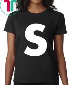 Name Letter S-Simon Chipmunk Halloween Christmas Costume Shirt