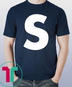 Name Letter S-Simon Chipmunk Halloween Christmas Costume Shirt