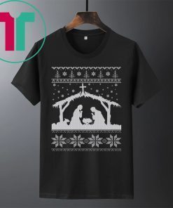 Nativity Scene Ugly Christmas T-Shirt