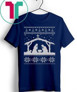 Nativity Scene Ugly Christmas T-Shirt