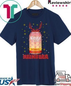 Natural Light Beer Strawberry Lemonade Naturdays Reinbeer Christmas Shirt