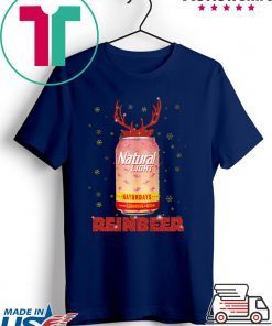 Natural Light ReinBeer Strawberry Lemonade Naturdays Christmas T-Shirt