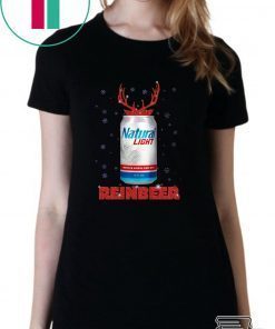 Natural Light Reinbeer Christmas T-Shirt