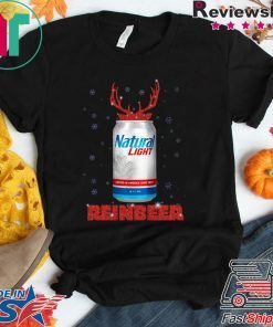 Natural Light Reinbeer Christmas T-Shirt