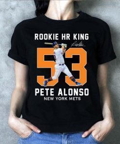 Pete Alonso Rookie Home Run King shirt