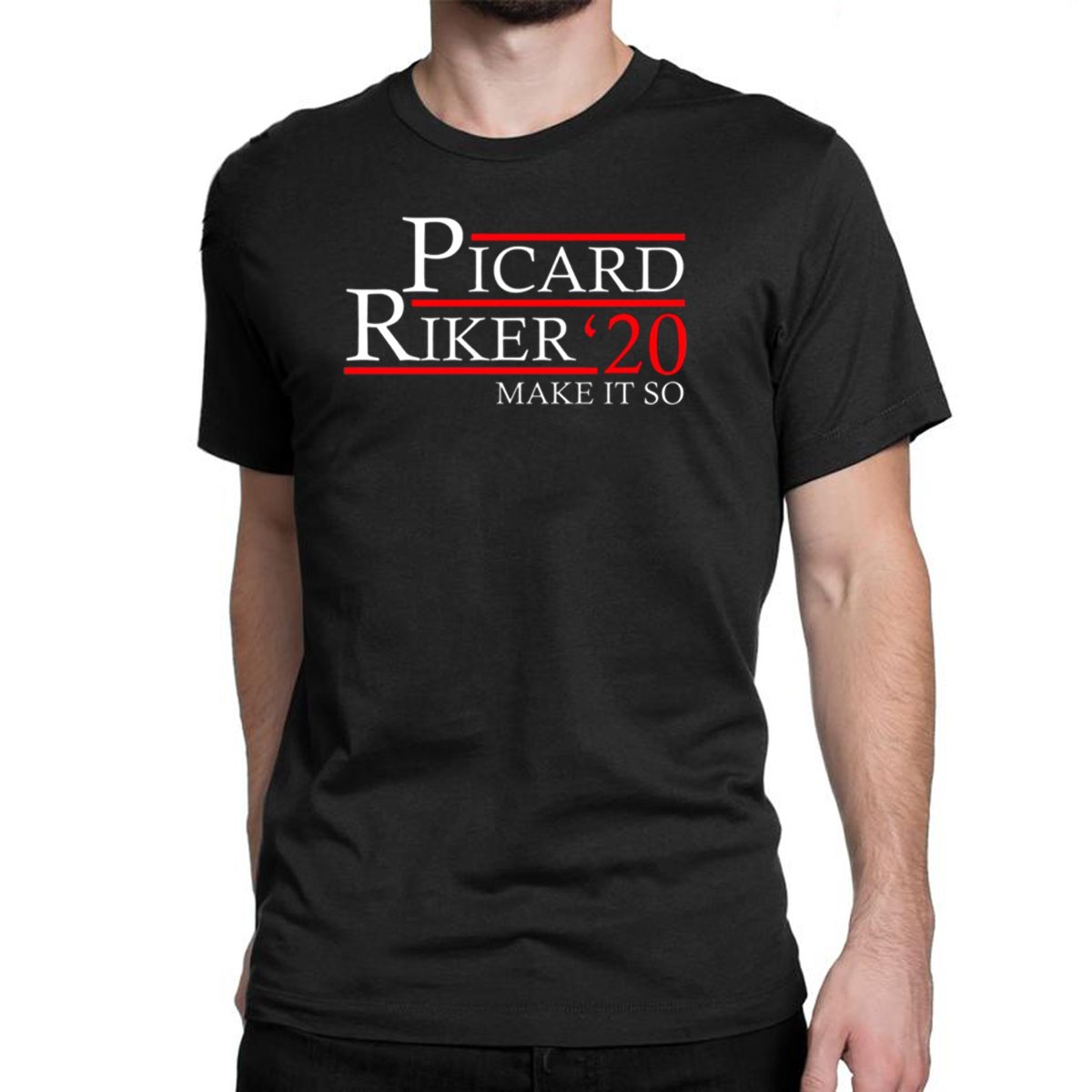 Picard Riker 2020 Make It So Tee Shirt
