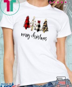 Plaid Christmas Trees T-Shirt